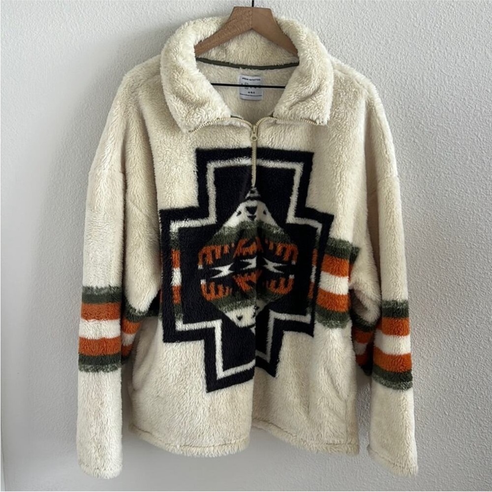 Urban Outfitters Half-Zip Fleece Jacket